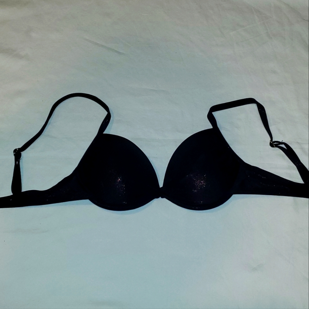 SO swim top. Black pink shimmer